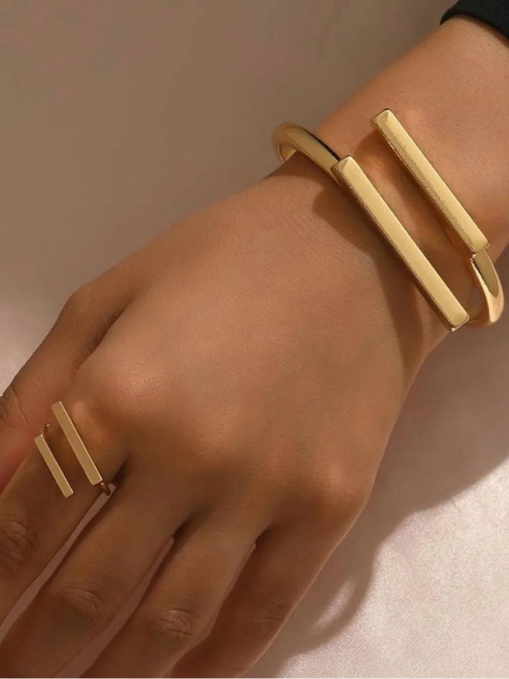 Anthropologie elegant gold
